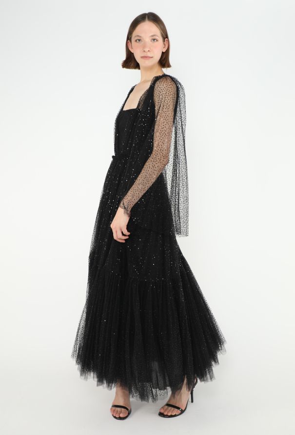 Dior Couture Fall 2018 Vermicelli Tulle Gown - 4