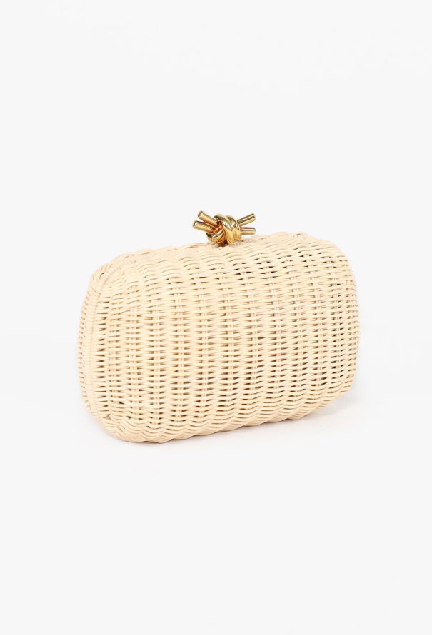Bottega Veneta Knot Chain Rattan Crossbody Bag, 2024 - 3