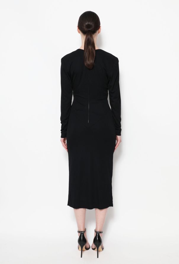 Azzaro COUTURE Vintage Basque Beaded Dress - 4