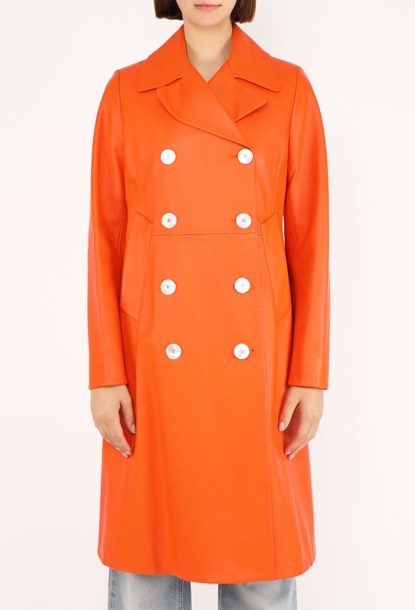 Prada Lambskin Leather Coat, S/S 2020 - 4