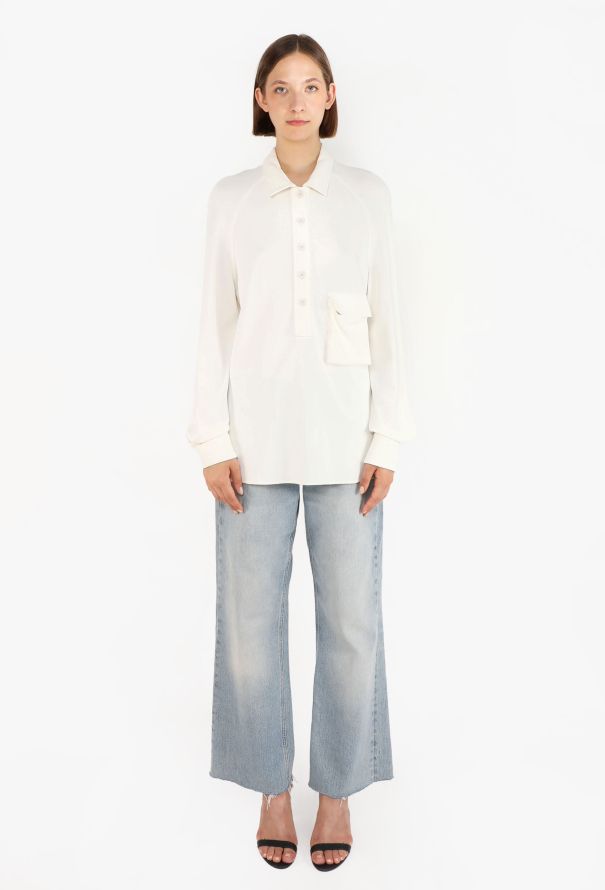 Bottega Veneta Patch Pocket Blouse, Spring 2020 - 2
