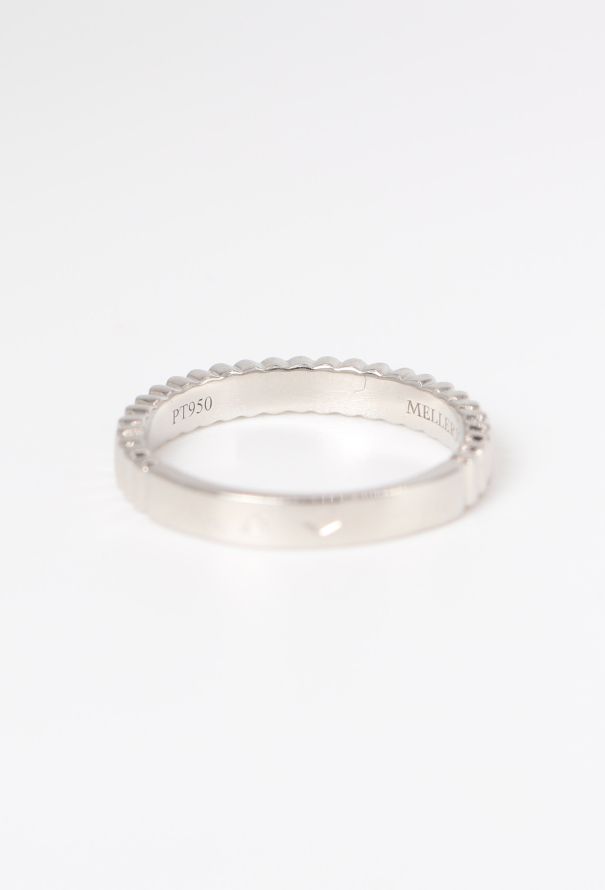 Mellerio 18k White Gold Affiniti Band Ring - 5 Mellerio 18k White Gold Affiniti Band Ring - 5