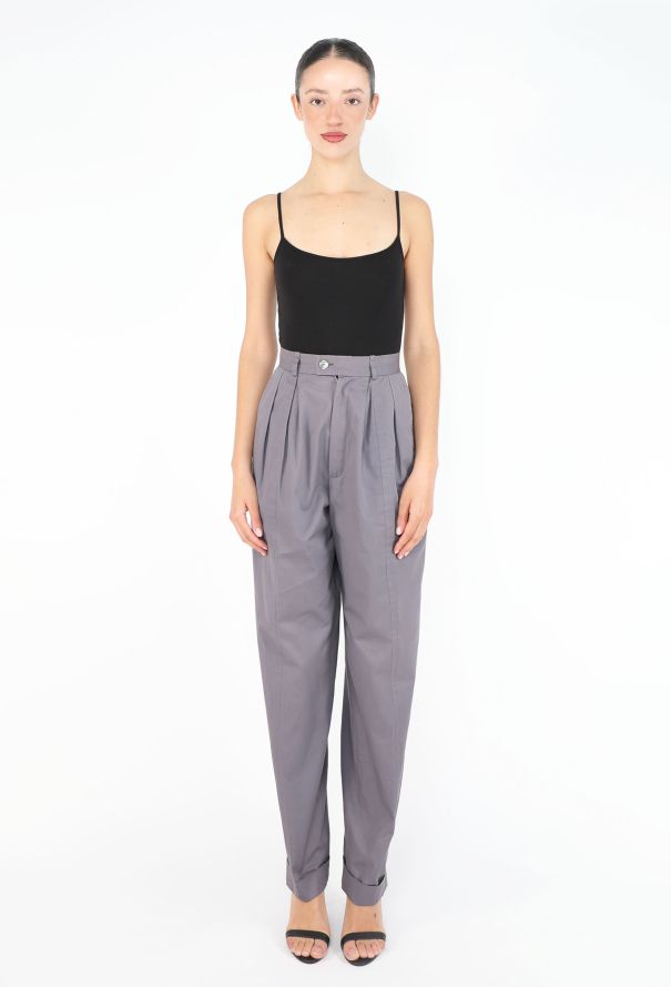 Saint Laurent Vintage High-Waisted Trousers - 2