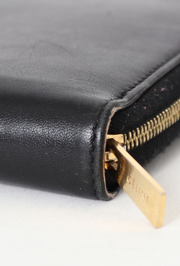 Céline Black Smooth Leather Wallet - 8