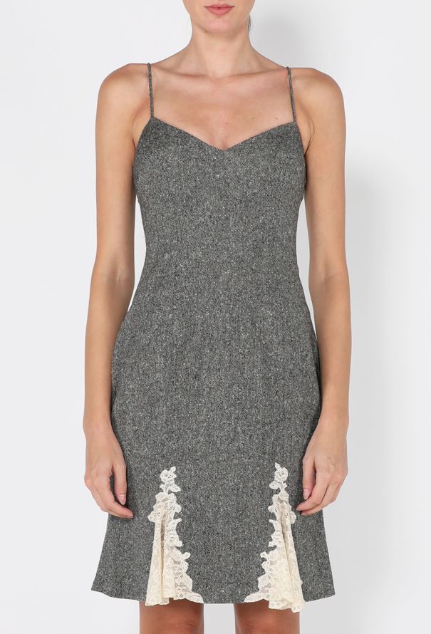 Dior Wool  Tweed & Lace Dress Ensemble, 1998 - 5