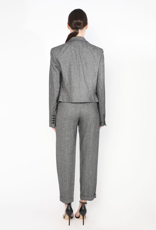 Dior 2024 Cropped Herringbone Ensemble - 7 Dior 2024 Cropped Herringbone Ensemble - 7