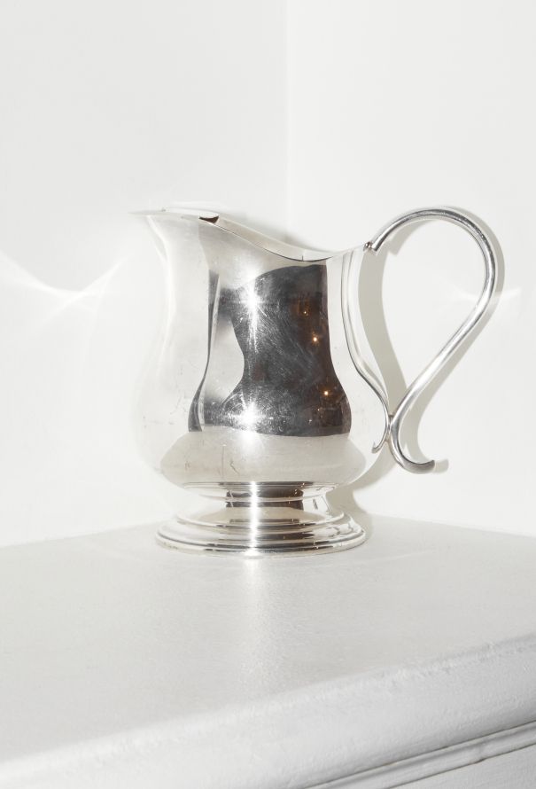Dior '70s Sculpted Silver Pitcher - 1