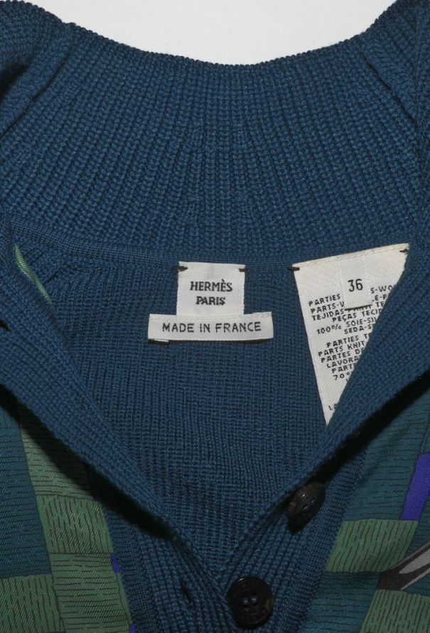 Hermès Graphic Silk Knit Sweater - 6