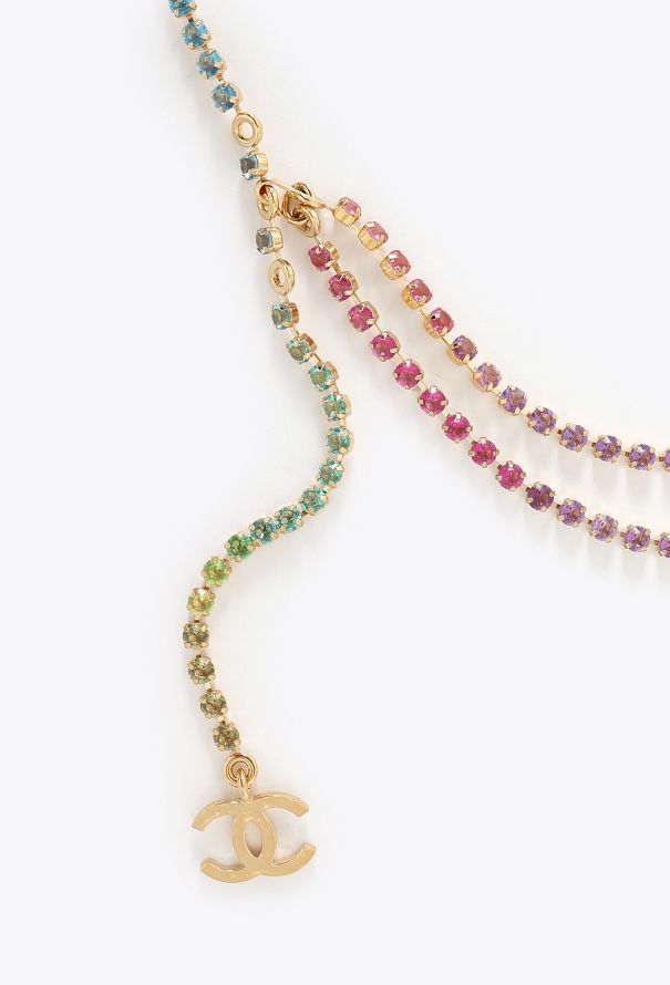 Chanel Resort 2024 Rainbow Strass Belt - 4