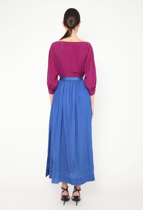 Saint Laurent Late '70s Pleated Silk 3-Piece Ensemble - 5 Saint Laurent Late '70s Pleated Silk 3-Piece Ensemble - 5