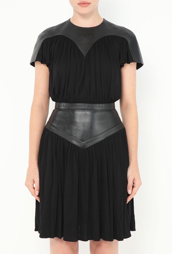 Louis Vuitton 2020 Basque Leather Dress - 2 Louis Vuitton 2020 Basque Leather Dress - 2