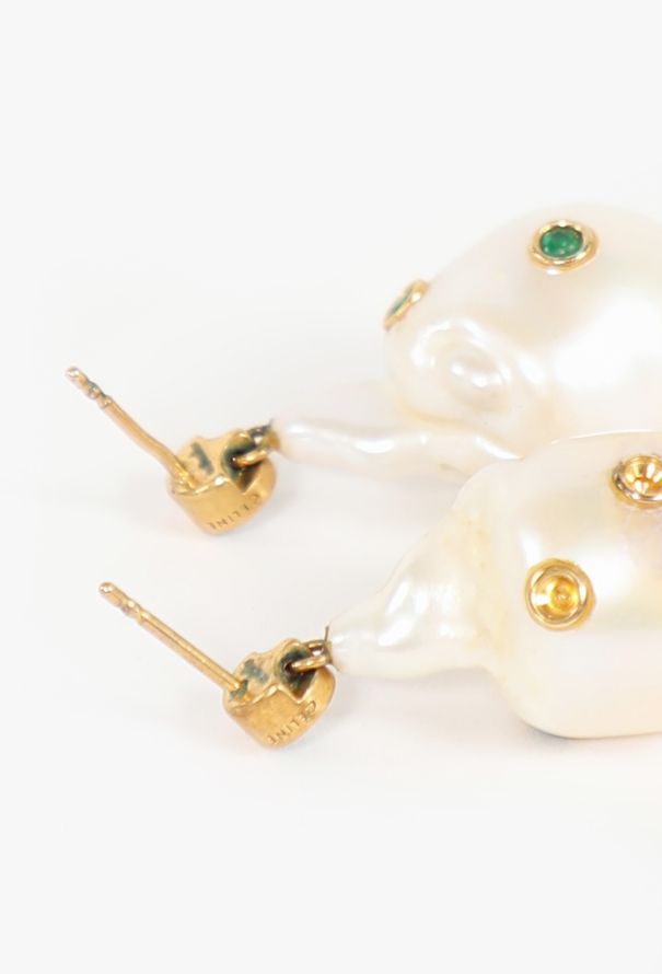 Céline Pre-Fall 2018 Baroque Pearl Earrings - 5 Céline Pre-Fall 2018 Baroque Pearl Earrings - 5