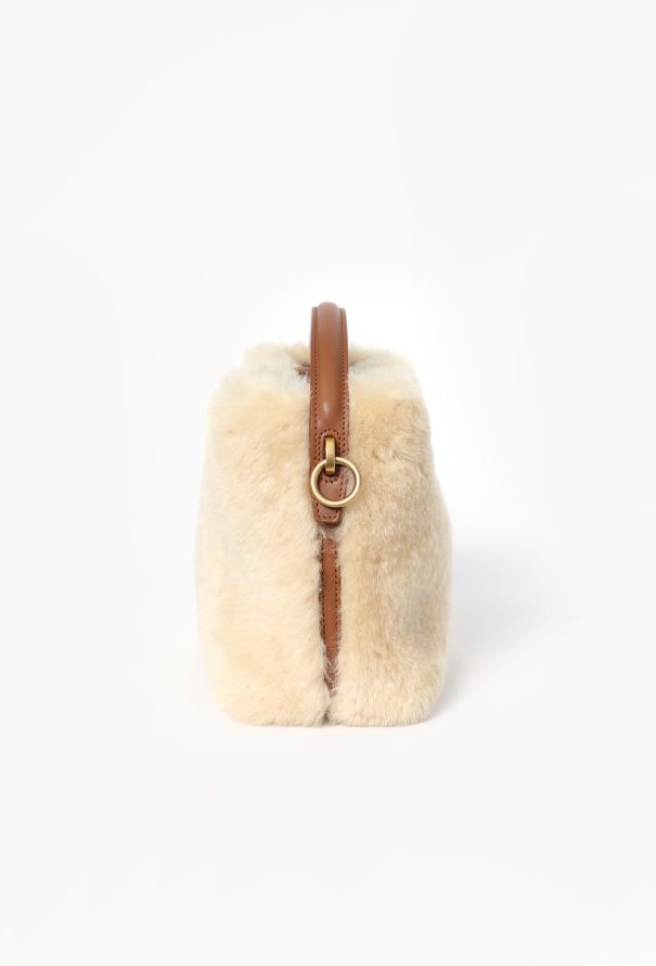 Saint Laurent Le 37 Shearling Bucket Bag - 5