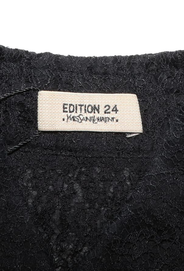 Saint Laurent 2010 Edition 24 Lace Pleated Dress - 6