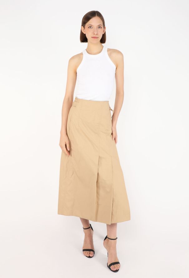Céline Pleated Wrap Skirt, Pre-Fall 2017 - 5