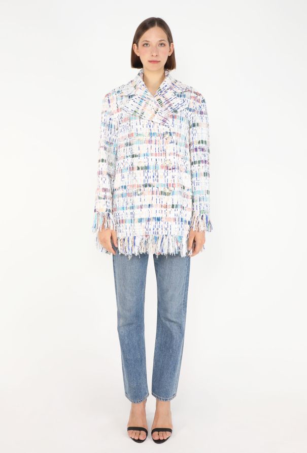 Chanel STUNNING S/S 2018 Lesage Tweed Jacket - 3