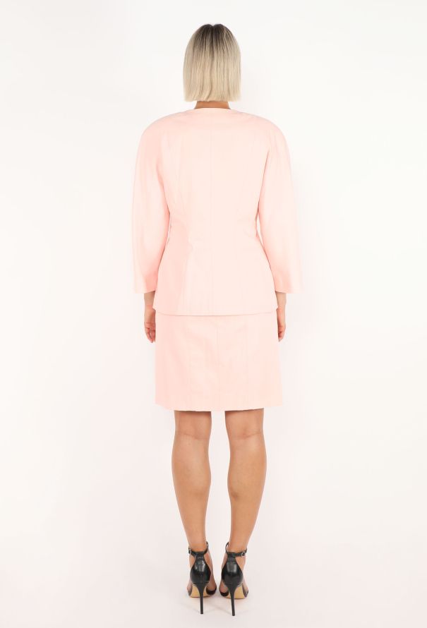 Chanel Collarless 'CC' Cotton Ensemble, S/S 1991 - 7