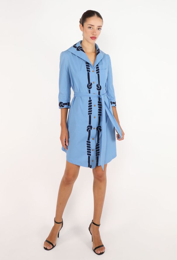 Vivienne Westwood 'Tied to the Mast' Graphic Shirt Dress, 1998 - 4