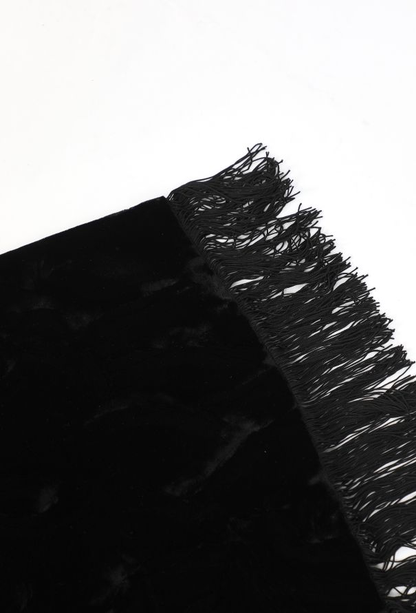 Dior Vintage Jacquard Velvet Scarf - 4