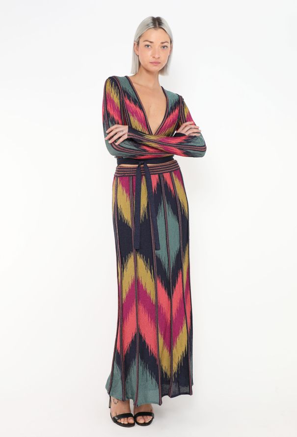 Missoni Iridescent Ikat Skirt Ensemble - 4