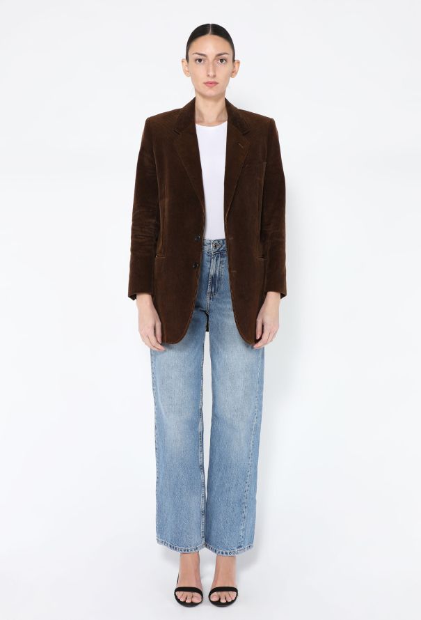 Céline F/W 2019 Tailored Corduroy Blazer - 6