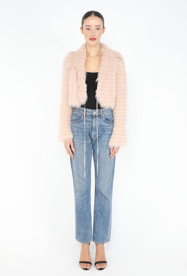 Fendi Cropped Fox Fur Jacket - 4