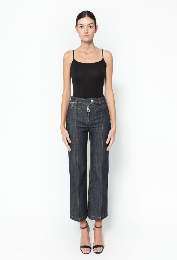 Louis Vuitton Pre-Fall 2015 Cotton Zipper Jeans