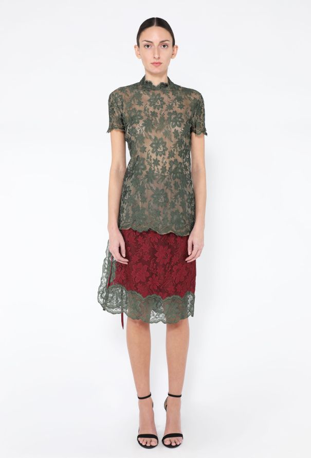 Valentino '80s Antique Lace Ensemble - 2