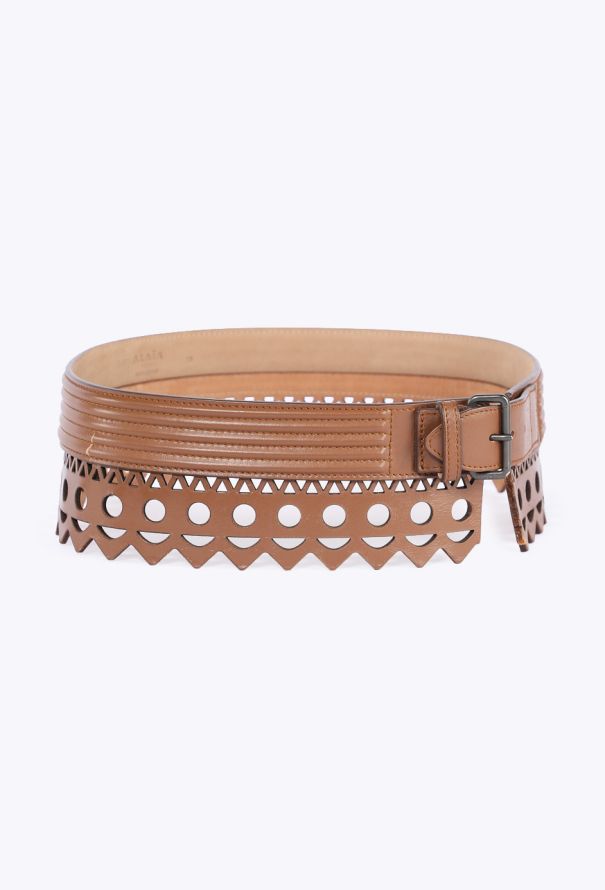 Alaïa Vienne Laser-Cut Corset Belt - 2