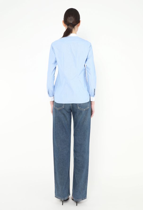 Charvet Pinstripe Cotton Shirt - 5