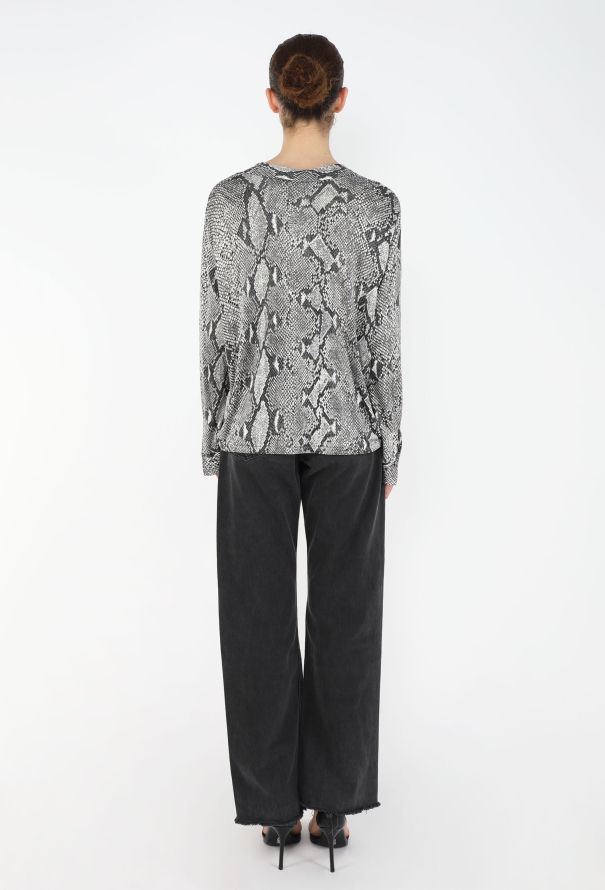 Gucci S/S 2000 Python Printed Tunic - 5