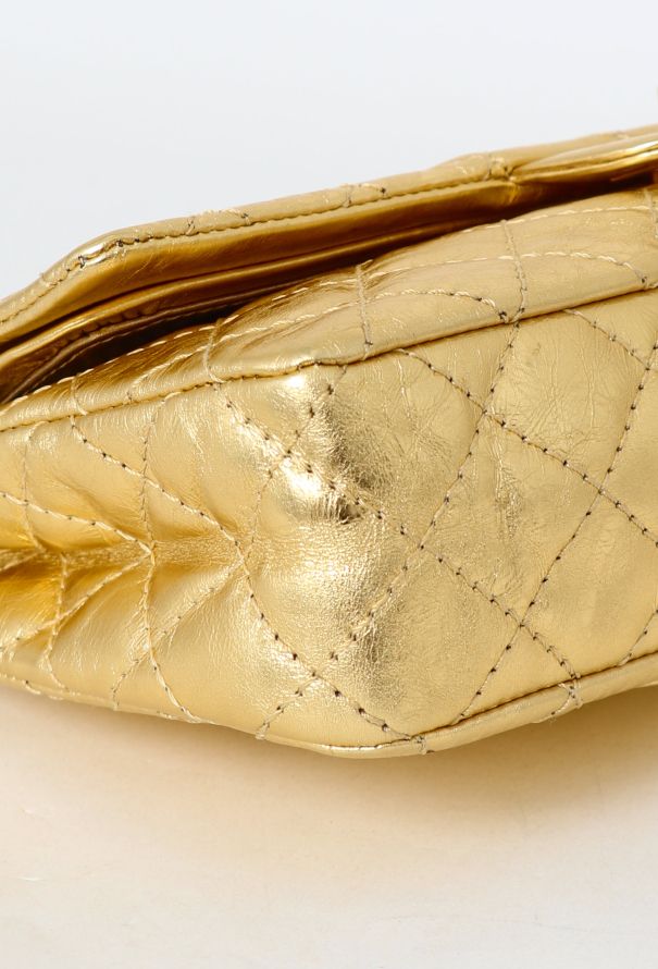 Chanel Gold 2.55 Medium Flap Bag - 8