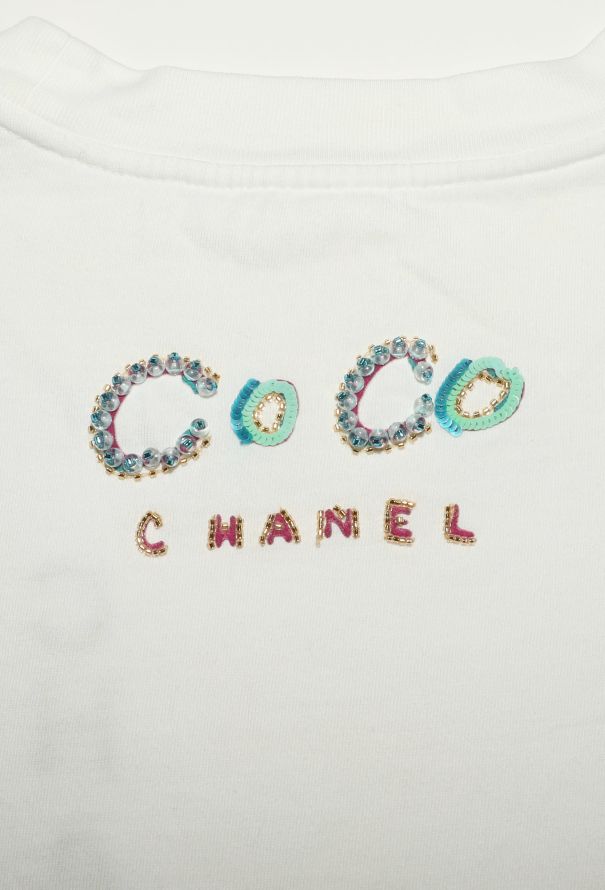 Chanel 2019 x Pharrell Williams Embellished T-Shirt - 4 Chanel 2019 x Pharrell Williams Embellished T-Shirt - 4