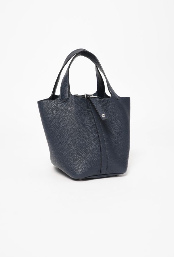 Hermès Bleu Nuit Clemence Picotin Lock It 18 - 2