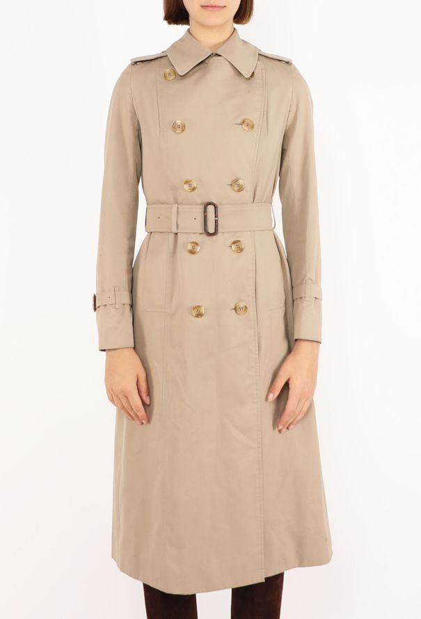 Burberry Vintage Gabardine Belted Trench - 3