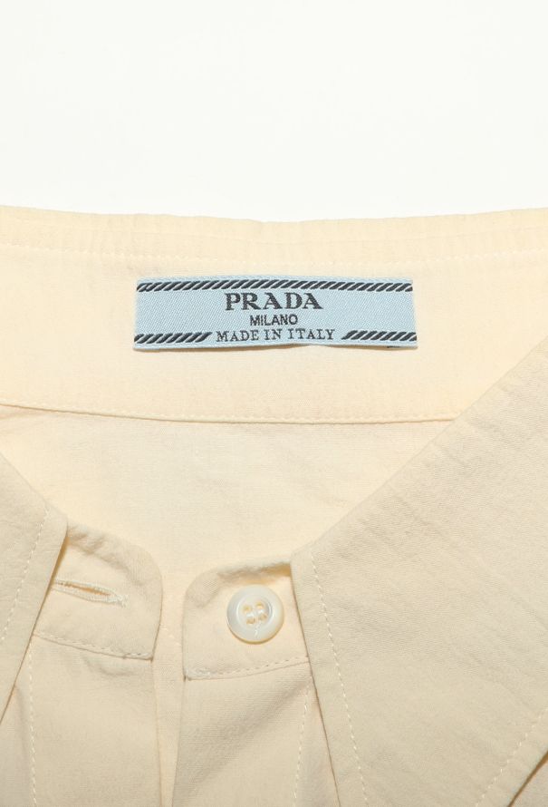 Prada S/S 2022 Cropped Mermaid Shirt - 5