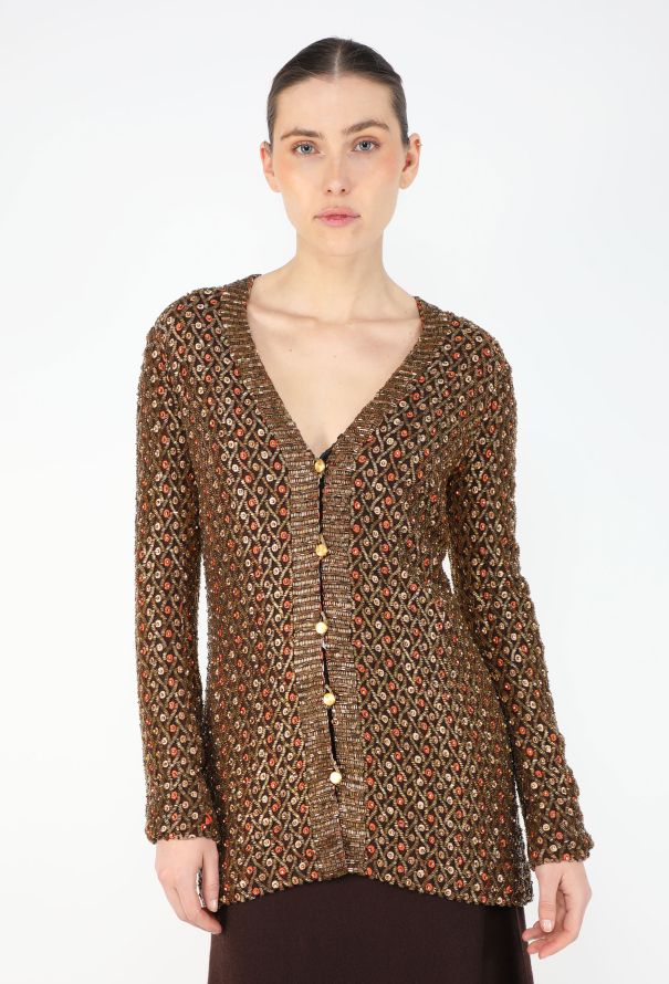 Haute Couture 1973 Cardigan, attributed to YSL - 4