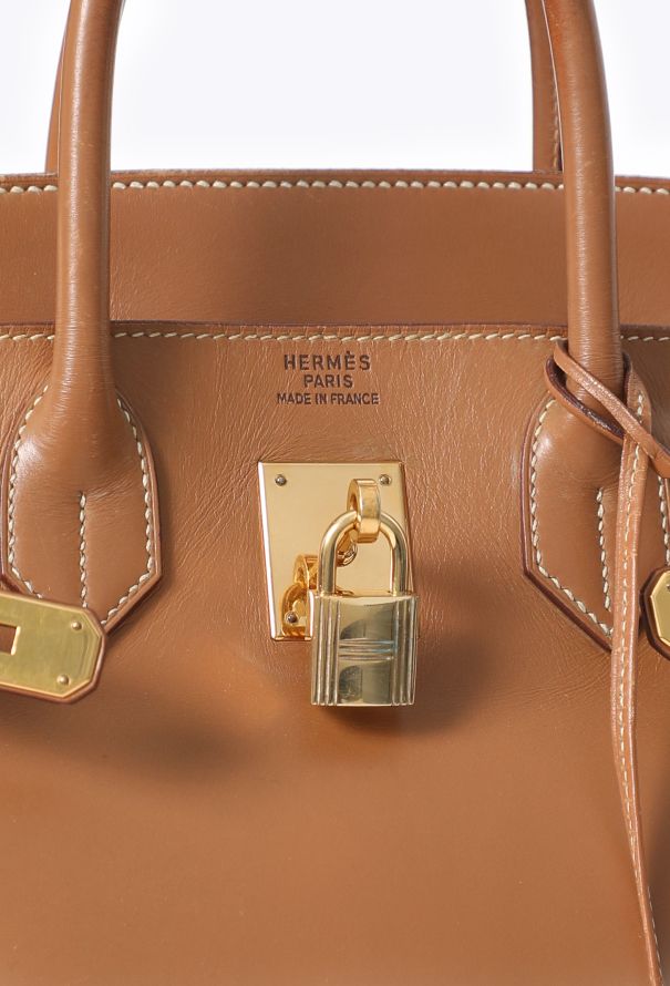 Hermès Vintage Vache Naturelle Haut à Courroies 32 - 11