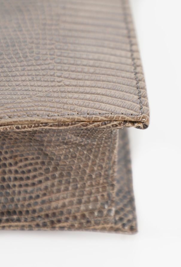 Fendi Lizard-Embossed Baguette Shoulder Bag - 10