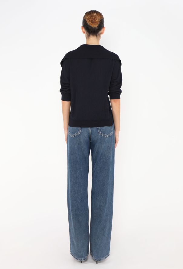 Dior F/W 2019 Cashmere Knit Polo Top - 5