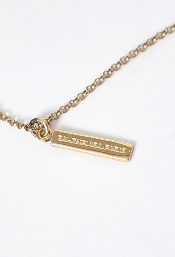 Balenciaga Trio Emblem Charm Necklace - 3