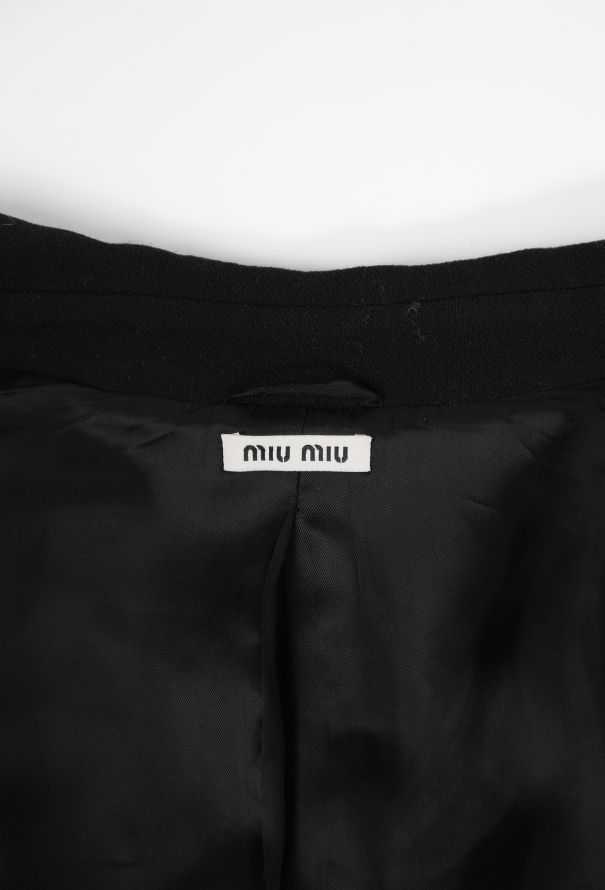 Miu Miu Crêpe Ruffle Coat, 2012 - 6