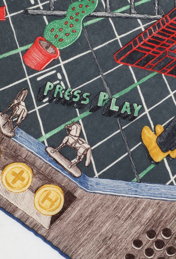 Hermès The Game Cashmere Shawl, 2018 - 4