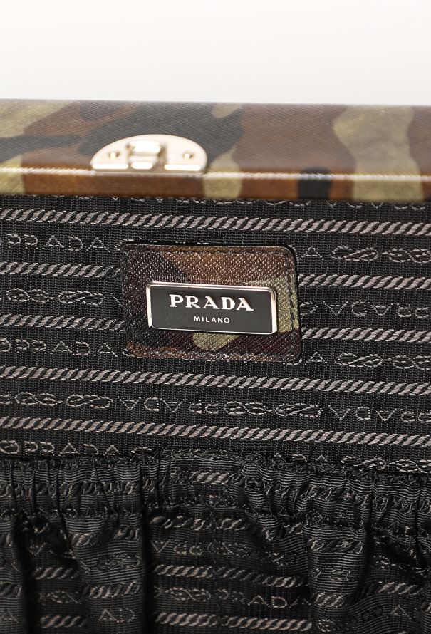 Prada Large Camouflage Travel Trunk - 12