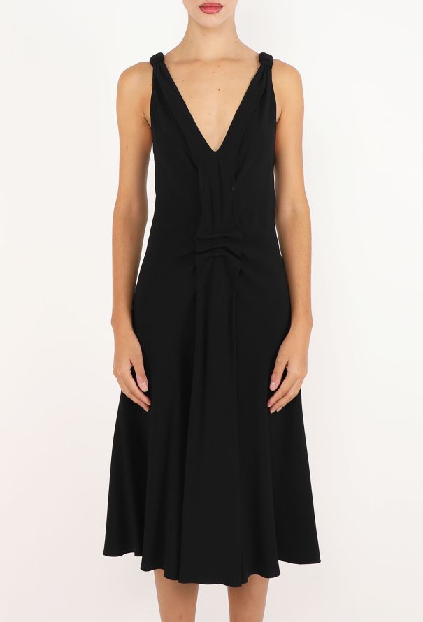 Prada Flared Crêpe Dress, Early 2000s - 2