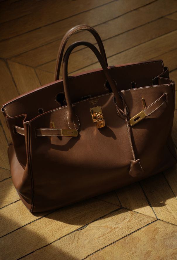 Hermès Birkin 40 “Shooting Star” – Fauve Calfskin, 1999 - 2