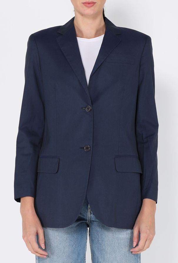 Helmut Lang Tailored Cotton Blazer, 2000s - 3