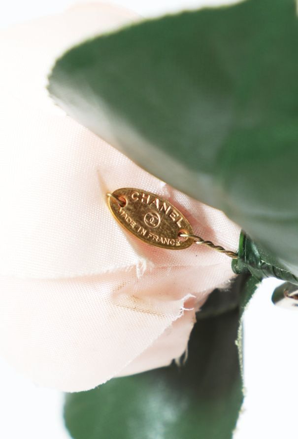 Chanel Blooming Rose & Leaf Brooch - 3 Chanel Blooming Rose & Leaf Brooch - 3