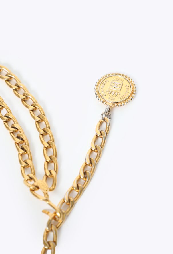 Chanel Late '80s Castellane Coin Chain Belt - 3