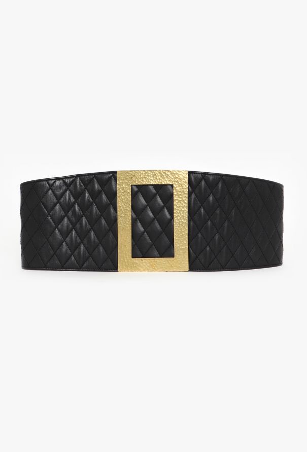Chanel ICONIC F/W 1994 Quilted Leather Belt - 1
